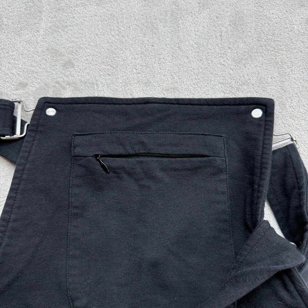 Swoveralls Sweatpant Overalls Womens Small Black French Terry Jogger Comfortcore - Picture 8 of 14